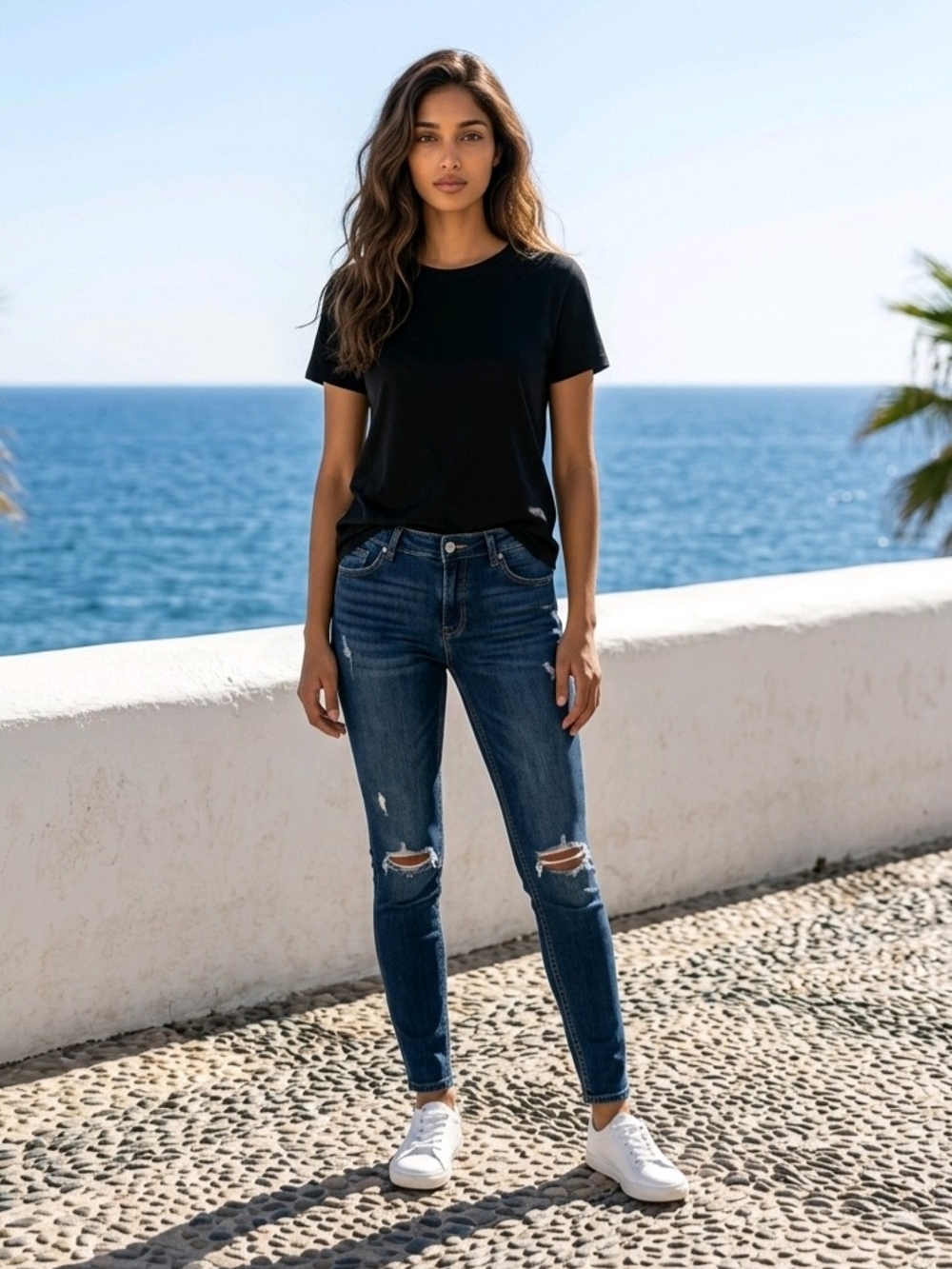Old Navy Mid-Rise Rockstar Skinny Distressed Jeans 14
